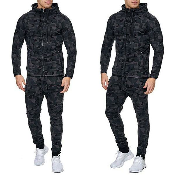 new men's winter camouflage tracksuit hooded jacket bottoms hoodie trousers sport suits white black red green, Gray
new men's winter camouflage tracksuit hooded jacket bottoms hoodie trousers sport suits white black red green, Gray