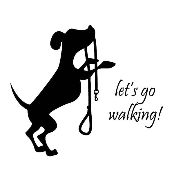 14cm*12cm dog decal let's go walking vinyl car sticker decor funny personality stickers
14cm*12cm dog decal let's go walking vinyl car sticker decor funny personality stickers