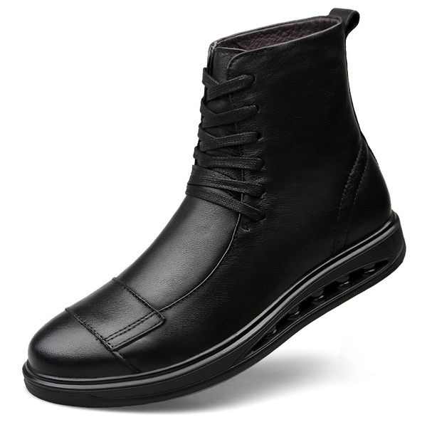 2019 brand men's boots genuine leather winter autumn shoes motorcycle mens ankle boot couple oxfords shoes big size 35-46, Black
2019 brand men's boots genuine leather winter autumn shoes motorcycle mens ankle boot couple oxfords shoes big size 35-46, Black