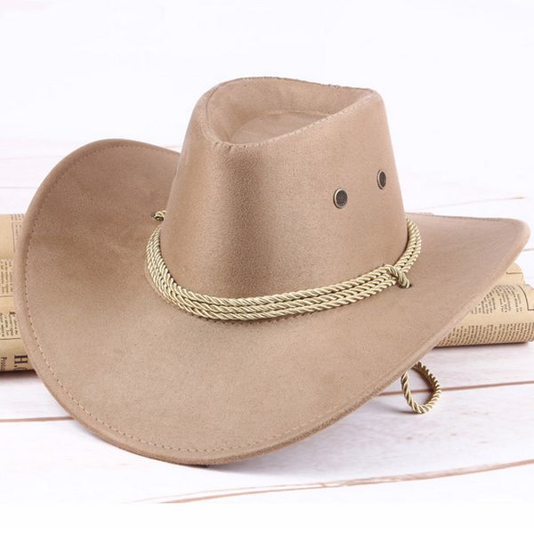 western cowboy hat men riding cap fashion accessory wide brimmed crushable crimping gift fea889
western cowboy hat men riding cap fashion accessory wide brimmed crushable crimping gift fea889