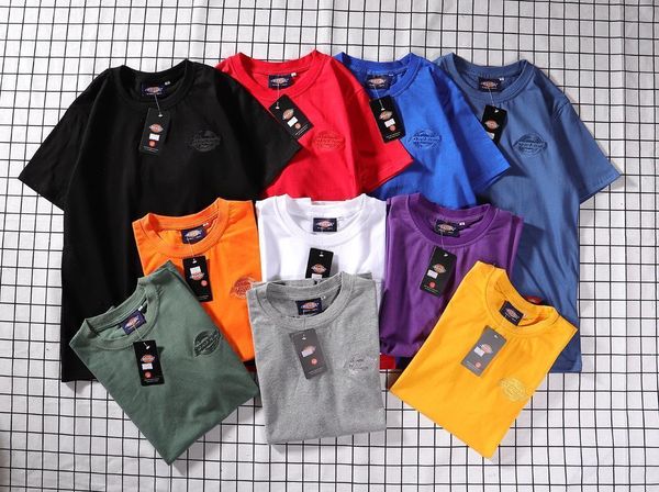 couple t blood 2019 dikies simple solid color logo embroidery short sleeve cotton round neck casual half sleeve multicolor new style, White;black
couple t blood 2019 dikies simple solid color logo embroidery short sleeve cotton round neck casual half sleeve multicolor new style, White;black