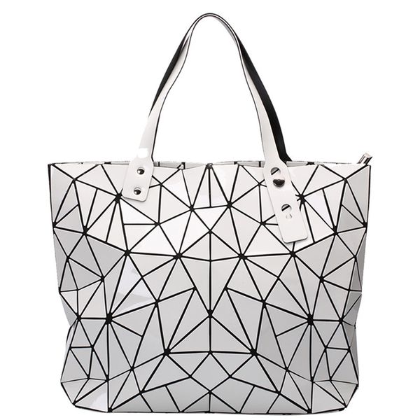 2018 new women luminous handbags female folded geometric plaid bag fashion casual shoulder bags for women famous tote
2018 new women luminous handbags female folded geometric plaid bag fashion casual shoulder bags for women famous tote
