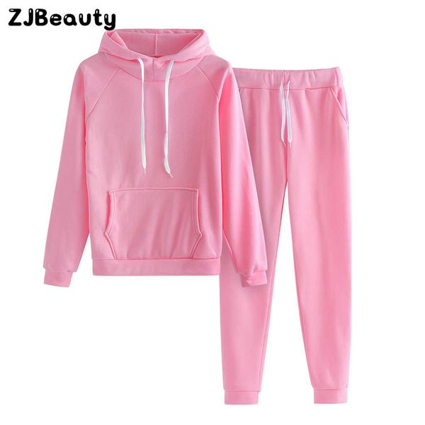 new women solid color long sleeved hooded sweatshirt and pant jogging set casual winter warm hoodies tracksuit sport suit#g4, Black;blue
new women solid color long sleeved hooded sweatshirt and pant jogging set casual winter warm hoodies tracksuit sport suit#g4, Black;blue