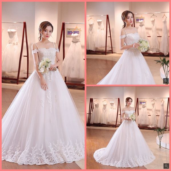 2019 new arrival ball gown white lace appliques spaghetti straps wedding dress sweetheart neck beaded sequins wedding gowns selling
2019 new arrival ball gown white lace appliques spaghetti straps wedding dress sweetheart neck beaded sequins wedding gowns selling