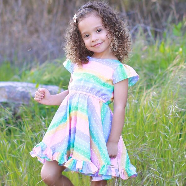 2020 girl dress summer new wave point children's clothing princess dress comfortable wild baby dress rainbow color, Red;yellow
2020 girl dress summer new wave point children's clothing princess dress comfortable wild baby dress rainbow color, Red;yellow