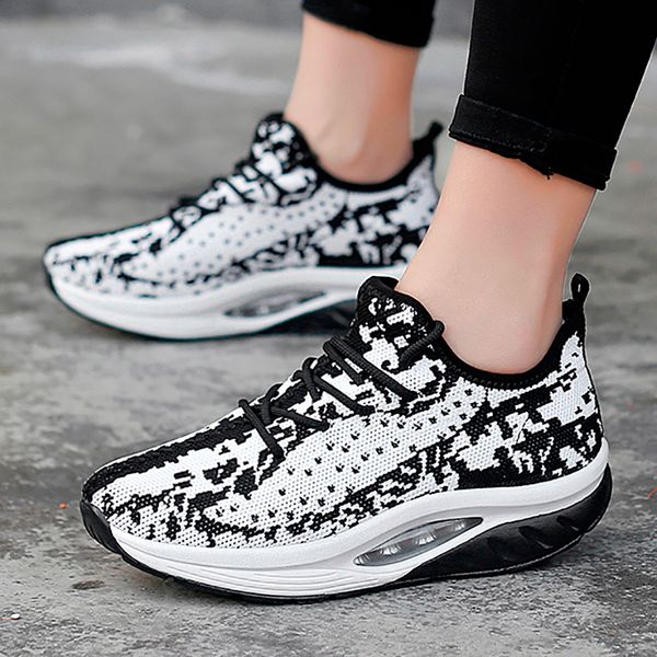 women thick sole shoes weave platform ladies toning shoes wedge sneakers breathable rocking shoes
women thick sole shoes weave platform ladies toning shoes wedge sneakers breathable rocking shoes