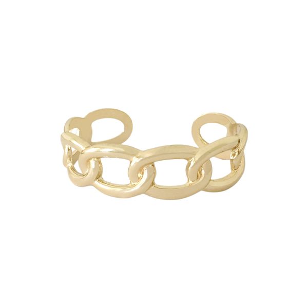 chunky gold color plating wide chain shape open cuff bangle for women girl fashion modern accessories, Black
chunky gold color plating wide chain shape open cuff bangle for women girl fashion modern accessories, Black
