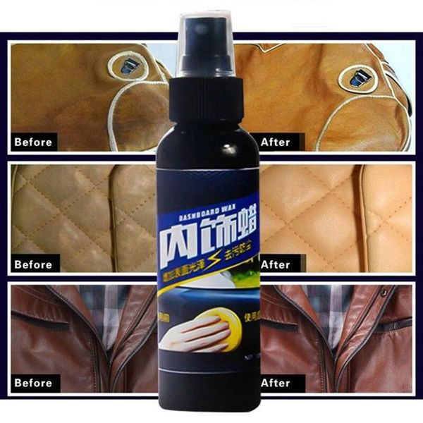 120ml interior seat polish remover stain clean sofa wash spray table wax car leather refurbishment care agent
120ml interior seat polish remover stain clean sofa wash spray table wax car leather refurbishment care agent