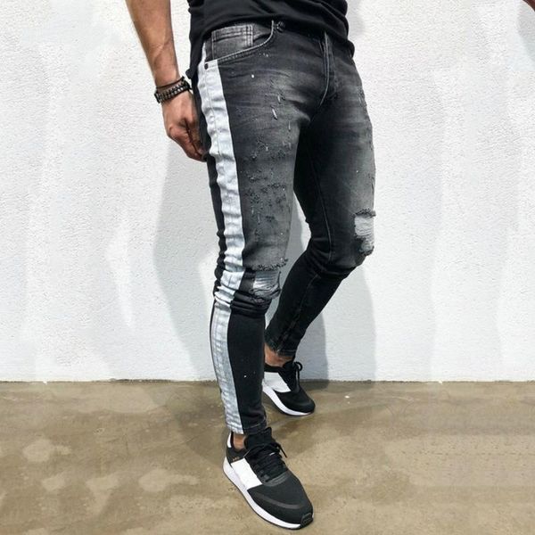 мужская осень и зима new street hip hop hole малая ножка side печать jeans fashion hollow езда повседневный pencil pants1, Blue
мужская осень и зима new street hip hop hole малая ножка side печать jeans fashion hollow езда повседневный pencil pants1, Blue