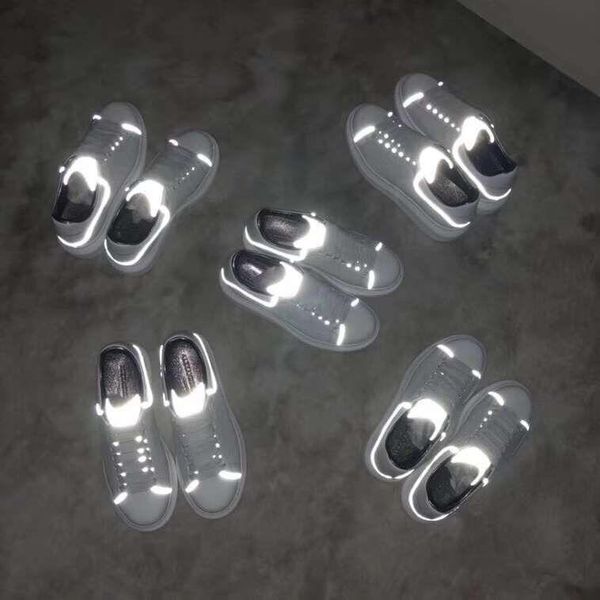 women white leather with noctilucent ends low platform designer lovers thick bottom casual shoes 34-45 mk02, Black
women white leather with noctilucent ends low platform designer lovers thick bottom casual shoes 34-45 mk02, Black