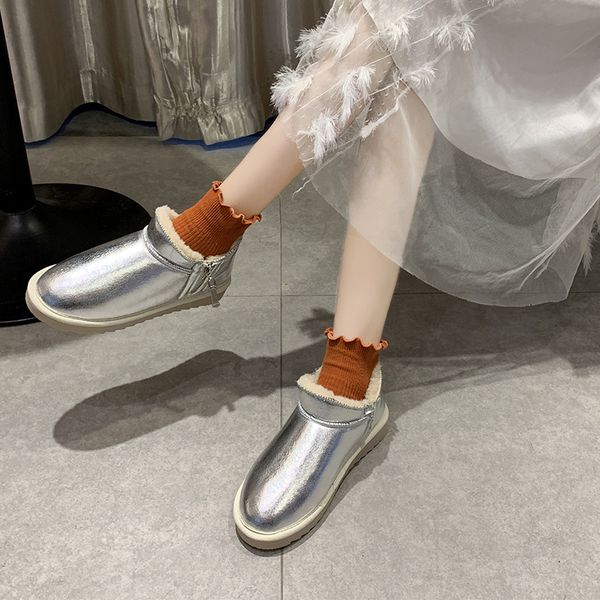 new new silver black short snow boots women waterproof ankle boots for women winter keep warm plus velvet short booties ladies
new new silver black short snow boots women waterproof ankle boots for women winter keep warm plus velvet short booties ladies