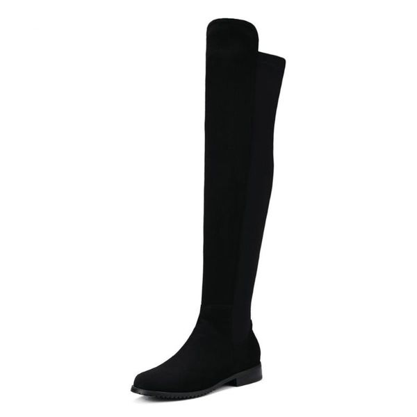 faux suede lycra knee boots women fashion flat boots woman round toe long 2020 stretch winter shoes wine red black gray
faux suede lycra knee boots women fashion flat boots woman round toe long 2020 stretch winter shoes wine red black gray