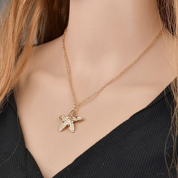 yonew fashion gold color alloy cowrie shell necklace for women conch chain pendant necklace summer jewelry starfish, Golden;silver
yonew fashion gold color alloy cowrie shell necklace for women conch chain pendant necklace summer jewelry starfish, Golden;silver