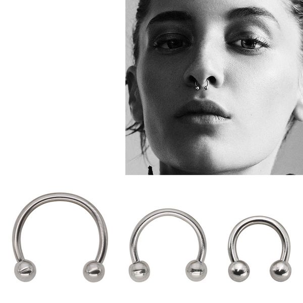 modrsa 2pcs/lot horseshoe nose septum ring lip lobe rings hoop ear tragus piercings stainless steel body jewelry, Slivery;golden
modrsa 2pcs/lot horseshoe nose septum ring lip lobe rings hoop ear tragus piercings stainless steel body jewelry, Slivery;golden