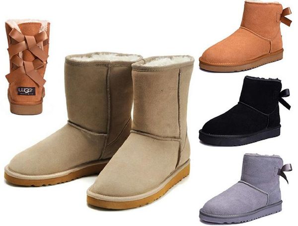 горячей ргд ботинки женщины короткой мини австралия колено tall winter snow boots дизайнер bailey bow голеностопного боути черный серый кашт, Black
горячей ргд ботинки женщины короткой мини австралия колено tall winter snow boots дизайнер bailey bow голеностопного боути черный серый кашт, Black