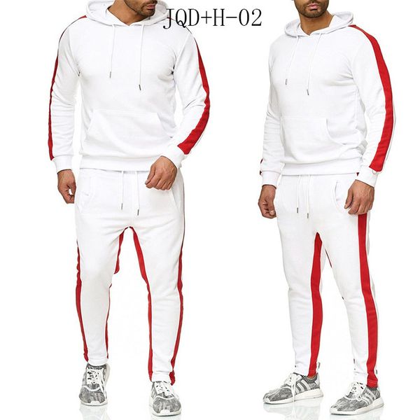 jqd+h-02 brand clothing men's fashion patchwork tracksuit casual sportsuit men hoodies sweatshirts sportswear coat+pant men set, Gray
jqd+h-02 brand clothing men's fashion patchwork tracksuit casual sportsuit men hoodies sweatshirts sportswear coat+pant men set, Gray