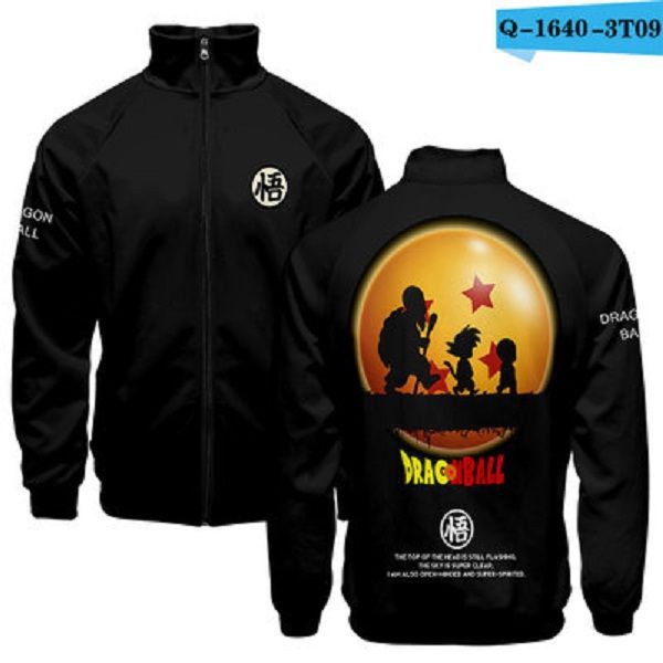 3d stand collar печати аниме мультфильм dragon ball z мода мужчины женщины zipper толстовки куртки с длинным рукавом zip up 3d толстовка top, Black
3d stand collar печати аниме мультфильм dragon ball z мода мужчины женщины zipper толстовки куртки с длинным рукавом zip up 3d толстовка top, Black