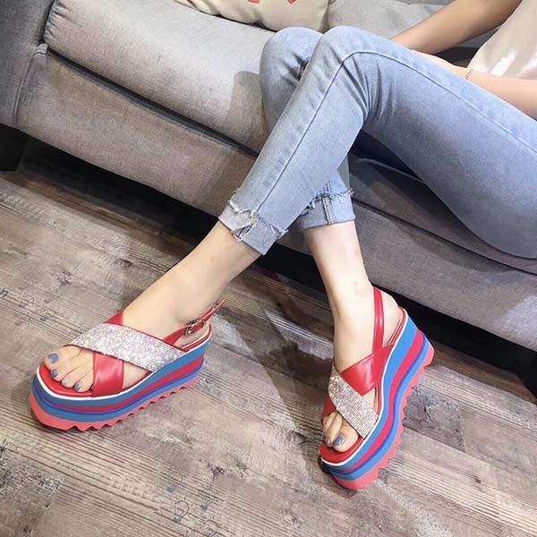 2020new pattern women luxury cataclou cork wedge red bottom sandal designer sandal girls high heels party wedding shoes with box, Black
2020new pattern women luxury cataclou cork wedge red bottom sandal designer sandal girls high heels party wedding shoes with box, Black