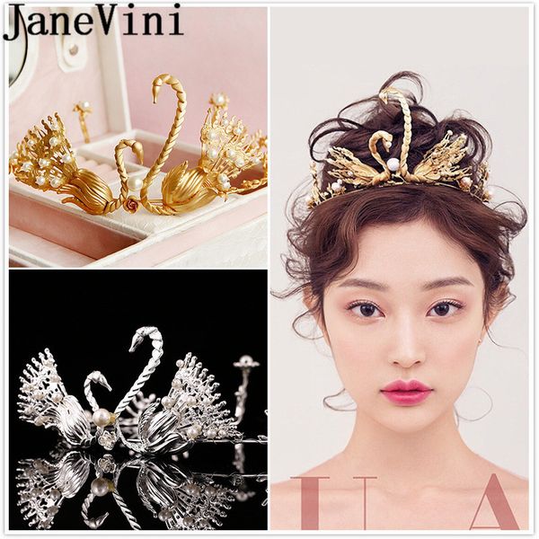 janevini элегантный swan bride pearl стяжкой золото серебро свадебные диадемы короны свадебные аксессуары для волос birthday party заставки, Golden;white
janevini элегантный swan bride pearl стяжкой золото серебро свадебные диадемы короны свадебные аксессуары для волос birthday party заставки, Golden;white