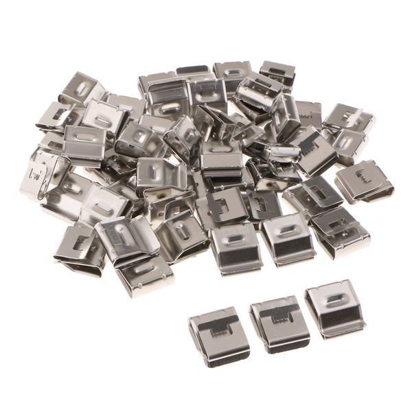 100 pieces stainless steel cable clips, trailer wire clips 5mm-7.6 mm for wire management
100 pieces stainless steel cable clips, trailer wire clips 5mm-7.6 mm for wire management
