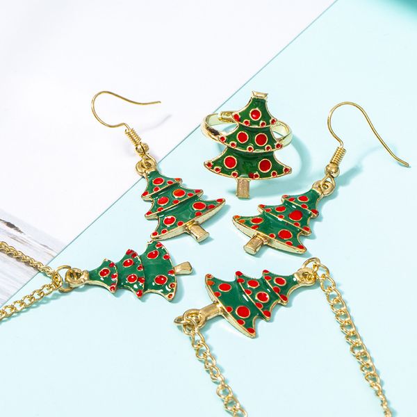 kettingen chains collar women choker collares 2019 christmas series lovely drip three-piece tree pendant ring, Silver
kettingen chains collar women choker collares 2019 christmas series lovely drip three-piece tree pendant ring, Silver