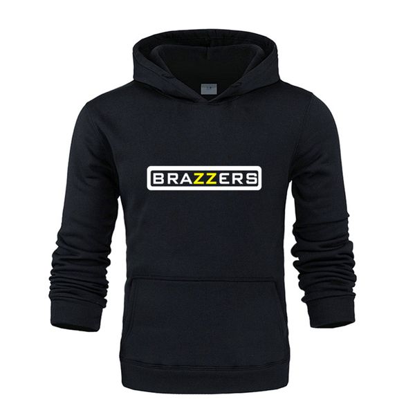 european and american trend brazzers new hooded round neck sweater with hood winter men and women, Black
european and american trend brazzers new hooded round neck sweater with hood winter men and women, Black