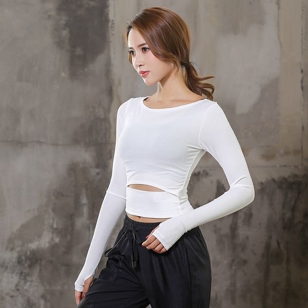 yoga outfits gym crop long sleeve shirts workout fitness clothing running sport t shirt women training sportswear, White;red
yoga outfits gym crop long sleeve shirts workout fitness clothing running sport t shirt women training sportswear, White;red