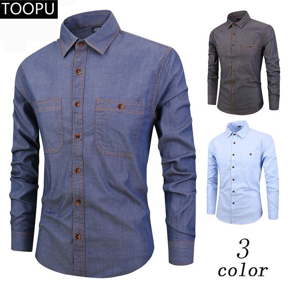 men's wear men's long-sleeved shirt pure cotton jeans slim fit casual denim-like fabric shirt coat fashion men, White;black
men's wear men's long-sleeved shirt pure cotton jeans slim fit casual denim-like fabric shirt coat fashion men, White;black