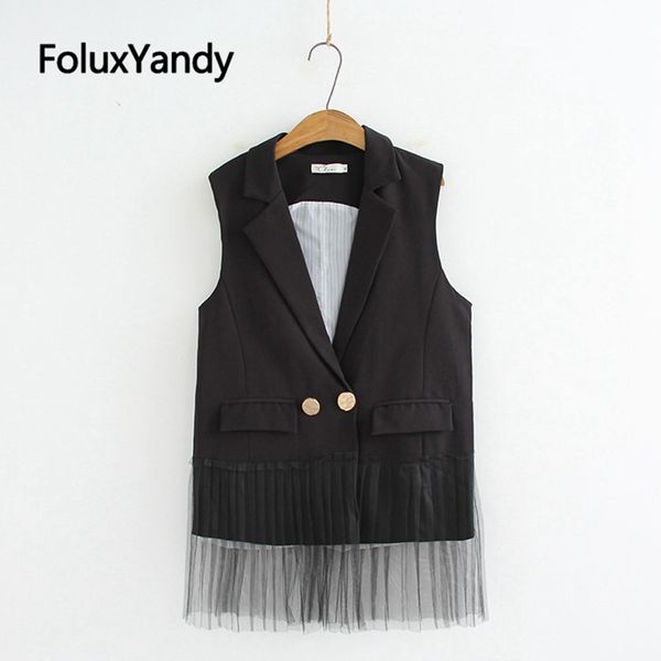 2019 new women vest turn down collar lace fashion black single botton gilet femme solid plus size vest xxxxl kkfy4110, Black;white
2019 new women vest turn down collar lace fashion black single botton gilet femme solid plus size vest xxxxl kkfy4110, Black;white