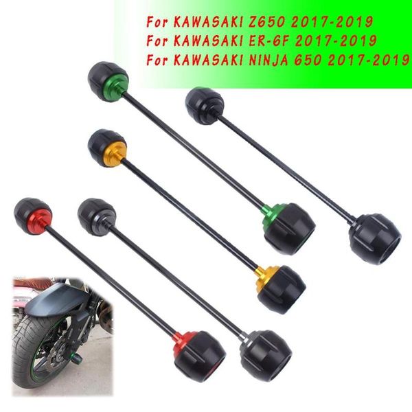 motorcycle accessories front axle fork crash sliders wheel protector for z650 ninja650 ninja 650 er-6f 2020 2020
motorcycle accessories front axle fork crash sliders wheel protector for z650 ninja650 ninja 650 er-6f 2020 2020