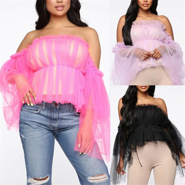 off shoulder womens autumn 2019 backless peplum female vintage ruffle trim self belted multi-layered mesh fairy t shirt, White
off shoulder womens autumn 2019 backless peplum female vintage ruffle trim self belted multi-layered mesh fairy t shirt, White