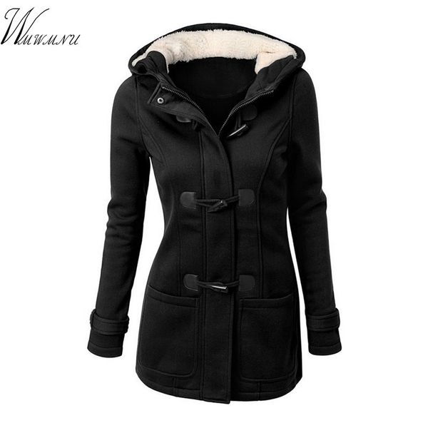 women's jackets women casual coat spring autumn overcoat female hooded zipper horn button outwear basic jacket casaco feminino, Black;brown
women's jackets women casual coat spring autumn overcoat female hooded zipper horn button outwear basic jacket casaco feminino, Black;brown