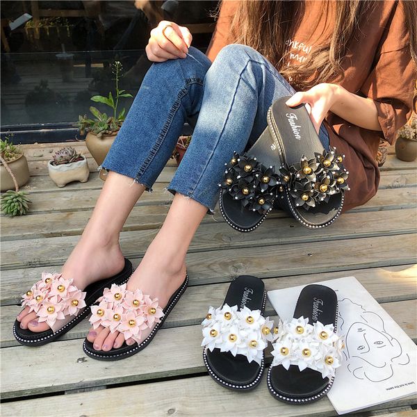 2020 vertvie casual women torridity slippers fashion fasten heel woman flowers pearls shoes for female beach slides slipper, Black
2020 vertvie casual women torridity slippers fashion fasten heel woman flowers pearls shoes for female beach slides slipper, Black