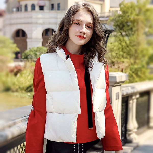 women's down & parkas duck vest women jacket ultra light sleeveless stand collar casual winter warm plus size waistcoat, Black
women's down & parkas duck vest women jacket ultra light sleeveless stand collar casual winter warm plus size waistcoat, Black