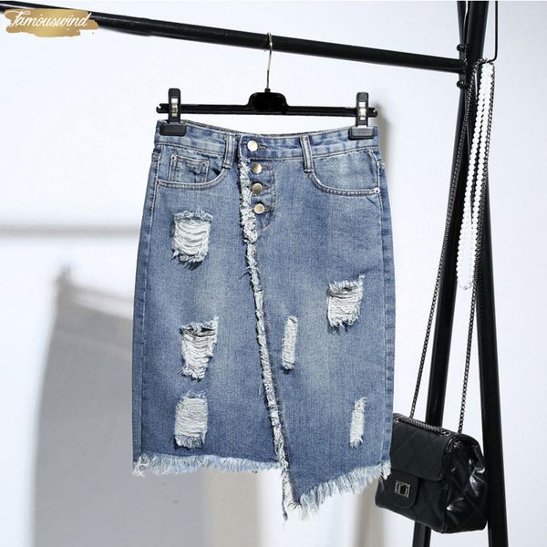 plus size fashion denim skirt women 2019 midi summer light blue hole ripped jeans skirt female button a line tassel, Black
plus size fashion denim skirt women 2019 midi summer light blue hole ripped jeans skirt female button a line tassel, Black