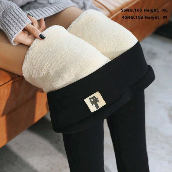 winter tight warm thick cashmere pants high waist pants warm trousers, Black
winter tight warm thick cashmere pants high waist pants warm trousers, Black