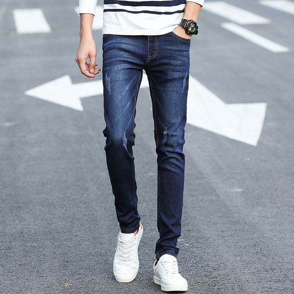 2020 spring and autumn selling korean-style trend elasticity slim fit pants men's jeans youth soft breathable trousers men's, Blue
2020 spring and autumn selling korean-style trend elasticity slim fit pants men's jeans youth soft breathable trousers men's, Blue