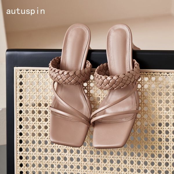 2020 summer new weave sandals women square toe slides female casual slip on gladiator slippers ladies outdoor dress party shoes, Black
2020 summer new weave sandals women square toe slides female casual slip on gladiator slippers ladies outdoor dress party shoes, Black