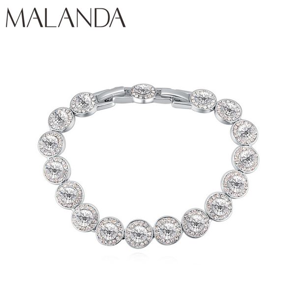 malanda brand new fashion round crystals from swarovski bracelets silver color zircon bracelets bangle for women wedding jewelry, Golden;silver
malanda brand new fashion round crystals from swarovski bracelets silver color zircon bracelets bangle for women wedding jewelry, Golden;silver