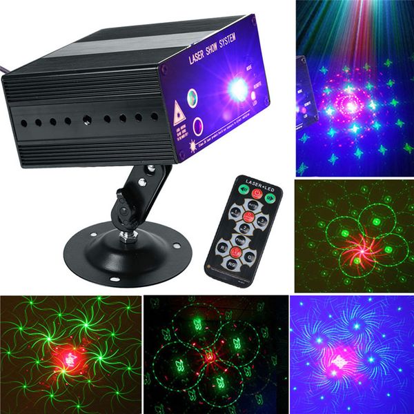 Полноцветный 48 шаблонов Вращающийся RGB LED Лазерный сценический прожектор RED Зелен
Полноцветный 48 шаблонов Вращающийся RGB LED Лазерный сценический прожектор RED Зелен