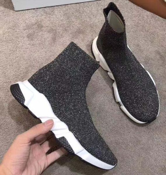 luxury sock shoes speed trainers stretch textured knit casual shoes speed trainer sneakers sock race runners with dust bag x3, Black
luxury sock shoes speed trainers stretch textured knit casual shoes speed trainer sneakers sock race runners with dust bag x3, Black