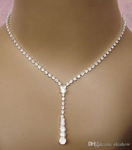2019 bling crystal bridal jewelry set silver plated necklace diamond earrings wedding jewellery sets for bride bridesmaids women accessories
2019 bling crystal bridal jewelry set silver plated necklace diamond earrings wedding jewellery sets for bride bridesmaids women accessories