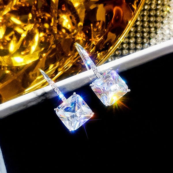 shiny square zircon elegant earrings temperament female earrings for women stylish minimalist jewelry 2019 korean earring o4e747, Silver
shiny square zircon elegant earrings temperament female earrings for women stylish minimalist jewelry 2019 korean earring o4e747, Silver
