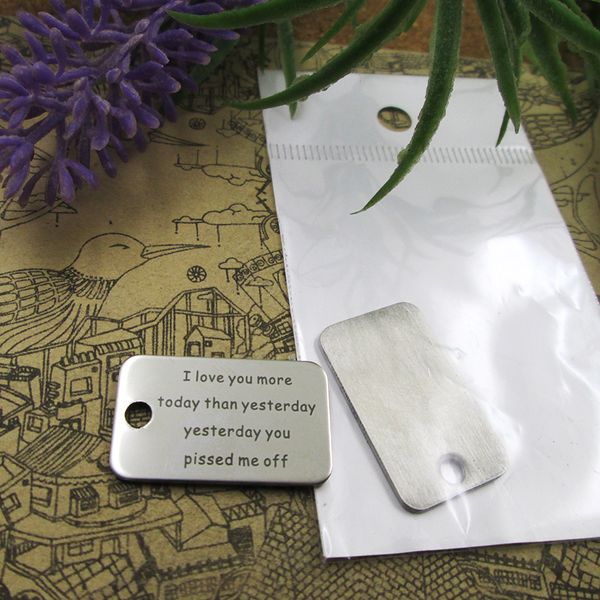 40pcs--"i love you more today than yesterday"stainless steel charms more style for choosing diy charms pendants for necklace, Bronze;silver
40pcs--"i love you more today than yesterday"stainless steel charms more style for choosing diy charms pendants for necklace, Bronze;silver
