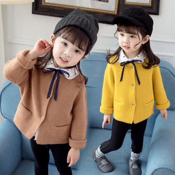 girls'dress spring and autumn period girl sweater new style of coat children's clothing western style girls knitted cardigans, Blue;gray
girls'dress spring and autumn period girl sweater new style of coat children's clothing western style girls knitted cardigans, Blue;gray