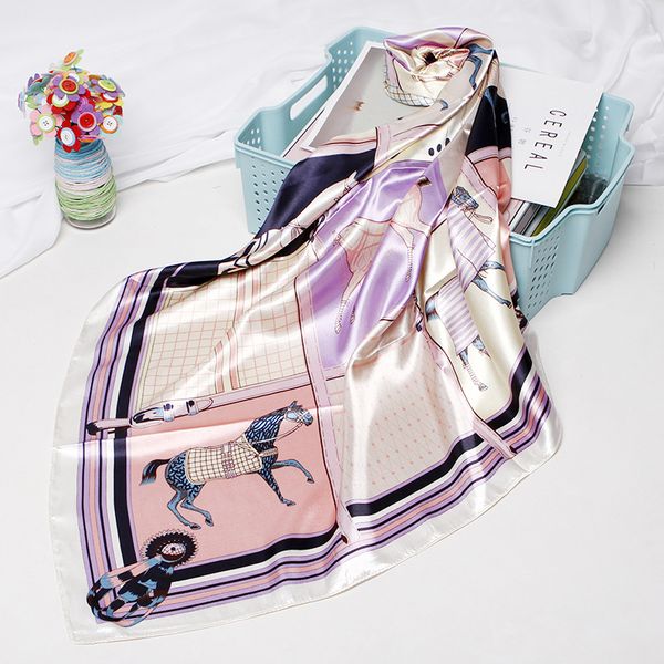 shawls square scarves women chain print sunscreen silk scarf female satin long dual-use shawl beach towel ten horses, Blue;gray
shawls square scarves women chain print sunscreen silk scarf female satin long dual-use shawl beach towel ten horses, Blue;gray