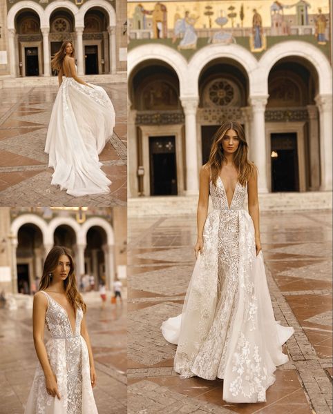 new summer mermaid wedding dresses beach bridal gowns 2019 attached train sheer dresses for bohemian wedding gowns custom made, White
new summer mermaid wedding dresses beach bridal gowns 2019 attached train sheer dresses for bohemian wedding gowns custom made, White