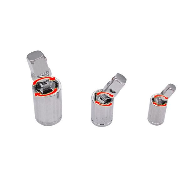 1/4" 3/8" 1/2" universal socket adapter ratchet angle extension bar rotary torque wrench bendable adapter hand tools
1/4" 3/8" 1/2" universal socket adapter ratchet angle extension bar rotary torque wrench bendable adapter hand tools