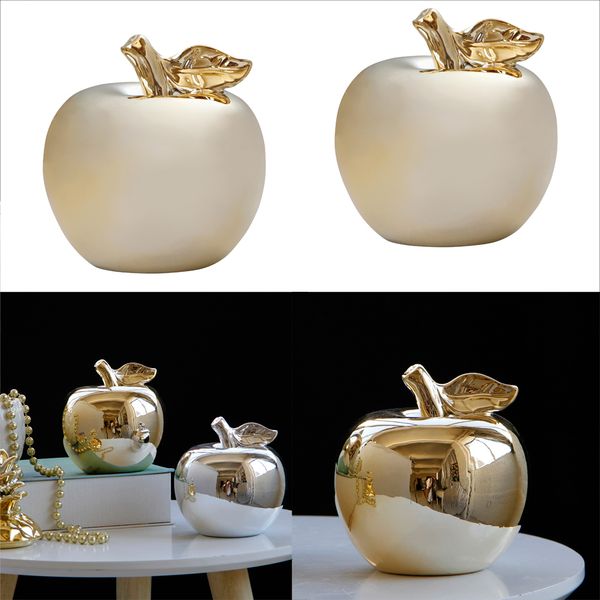 2xgold керамическая форма яблока скульптура орнамент домашнего декора акценты, 4,13 дюйма
2xgold керамическая форма яблока скульптура орнамент домашнего декора акценты, 4,13 дюйма