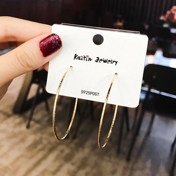 fashion large hoop earrings 925 silver pin big circle earrings for women trendy simple charm party jewelry brincos 2019, Golden;silver
fashion large hoop earrings 925 silver pin big circle earrings for women trendy simple charm party jewelry brincos 2019, Golden;silver